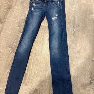 Abercrombie Kids Distressed Blue Jeans 12 slim